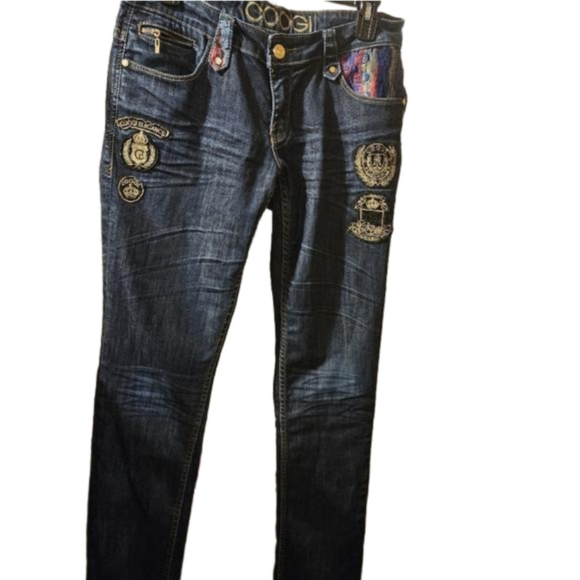 Coogi Dark Wash Flap Pocket Jeans NWT - Picture 3 of 5